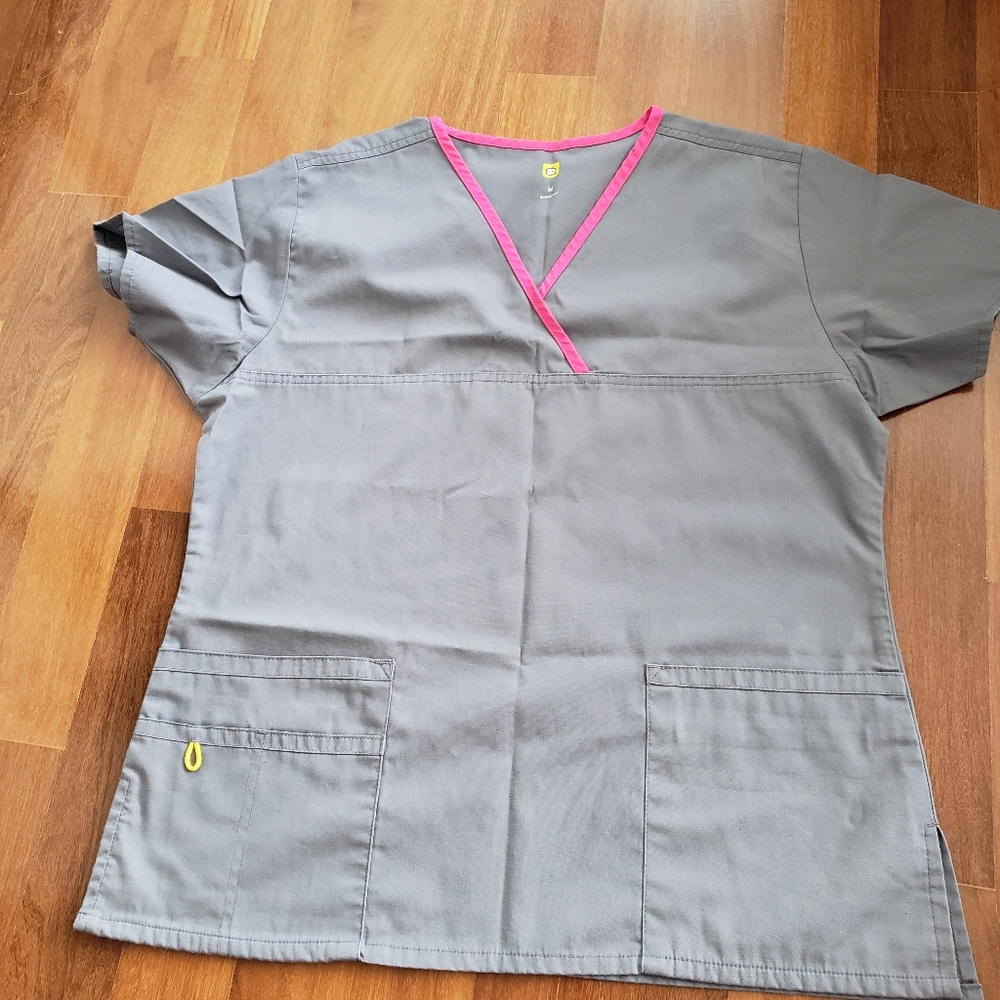 Gray scrub set